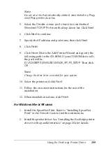 Preview for 209 page of Epson Aculaser 2600 Series Owner'S Manual