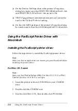 Preview for 214 page of Epson Aculaser 2600 Series Owner'S Manual