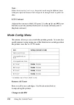 Preview for 238 page of Epson Aculaser 2600 Series Owner'S Manual