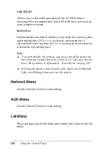 Preview for 244 page of Epson Aculaser 2600 Series Owner'S Manual