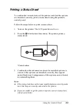 Preview for 281 page of Epson Aculaser 2600 Series Owner'S Manual