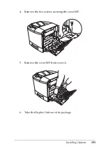 Preview for 295 page of Epson Aculaser 2600 Series Owner'S Manual