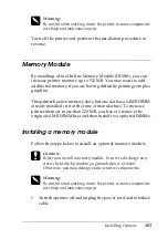 Preview for 303 page of Epson Aculaser 2600 Series Owner'S Manual