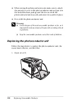 Preview for 320 page of Epson Aculaser 2600 Series Owner'S Manual