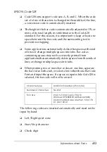 Preview for 433 page of Epson Aculaser 2600 Series Owner'S Manual