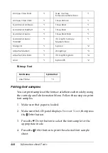 Preview for 444 page of Epson Aculaser 2600 Series Owner'S Manual