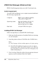 Preview for 446 page of Epson Aculaser 2600 Series Owner'S Manual