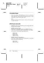 Preview for 29 page of Epson Aculaser 8500 Reference Manual