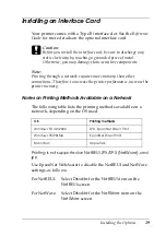 Preview for 23 page of Epson AcuLaser C1000 Setup Manual