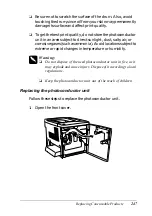 Preview for 247 page of Epson AcuLaser C1900 Reference Manual