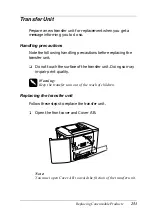 Preview for 253 page of Epson AcuLaser C1900 Reference Manual