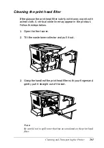 Preview for 261 page of Epson AcuLaser C1900 Reference Manual