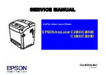 Epson AcuLaser C2800D Service Manual preview