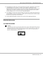 Preview for 145 page of Epson AcuLaser C2900N Safety Information Manual