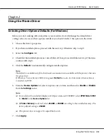 Preview for 20 page of Epson AcuLaser C3900N User Manual