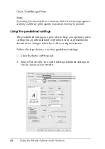 Preview for 64 page of Epson AcuLaser C4200DN User Manual