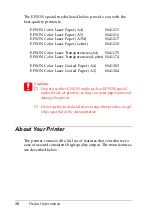 Preview for 20 page of Epson AcuLaser C8600 Reference Manual