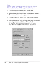 Preview for 104 page of Epson AcuLaser C8600 Reference Manual