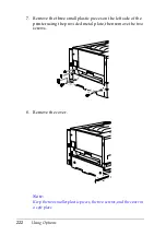 Preview for 224 page of Epson AcuLaser C8600 Reference Manual