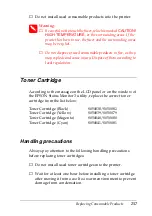 Preview for 259 page of Epson AcuLaser C8600 Reference Manual