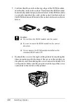 Preview for 222 page of Epson AcuLaser C9100 Reference Manual