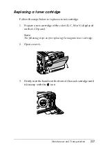 Preview for 227 page of Epson AcuLaser C9100 Reference Manual