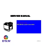 Epson AcuLaser Color 2000 Service Manual preview