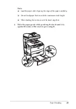 Preview for 45 page of Epson AcuLaser CX11 Series User Manual