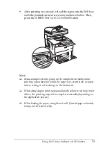 Preview for 71 page of Epson AcuLaser CX11 Series User Manual