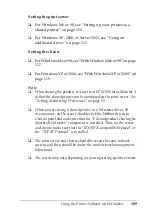 Preview for 109 page of Epson AcuLaser CX11 Series User Manual