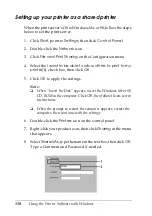 Preview for 110 page of Epson AcuLaser CX11 Series User Manual