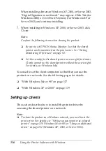 Preview for 116 page of Epson AcuLaser CX11 Series User Manual