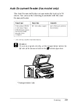 Preview for 159 page of Epson AcuLaser CX11 Series User Manual