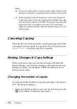 Preview for 234 page of Epson AcuLaser CX11 Series User Manual