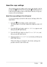 Preview for 243 page of Epson AcuLaser CX11 Series User Manual