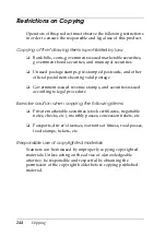 Preview for 244 page of Epson AcuLaser CX11 Series User Manual