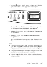 Preview for 305 page of Epson AcuLaser CX11 Series User Manual