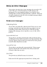 Preview for 309 page of Epson AcuLaser CX11 Series User Manual