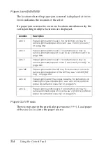 Preview for 314 page of Epson AcuLaser CX11 Series User Manual