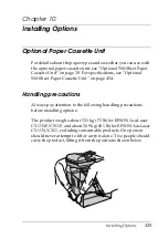 Preview for 325 page of Epson AcuLaser CX11 Series User Manual