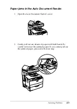 Preview for 423 page of Epson AcuLaser CX11 Series User Manual