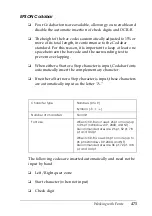 Preview for 475 page of Epson AcuLaser CX11 Series User Manual