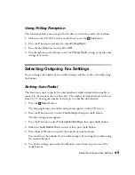 Preview for 45 page of Epson AcuLaser CX11NF Fax Manual