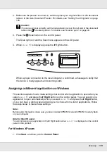 Предварительный просмотр 179 страницы Epson Aculaser CX21N Series User Manual