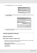 Предварительный просмотр 190 страницы Epson Aculaser CX21N Series User Manual