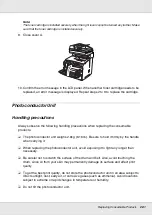 Предварительный просмотр 281 страницы Epson Aculaser CX21N Series User Manual