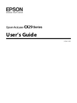 Epson AcuLaser CX29DNF User Manual preview