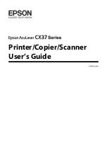 Preview for 1 page of Epson aculaser cx37 series User Manual