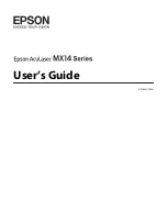 Preview for 1 page of Epson AcuLaser MX14 User Manual