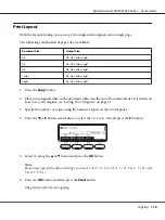 Preview for 116 page of Epson AcuLaser MX20 Series User Manual